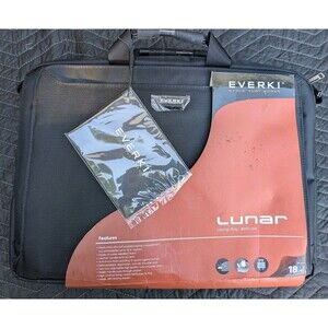 Everki Lunar Large Laptop Briefcase for 18.4 Inch Laptop Model EKB417BK18 New